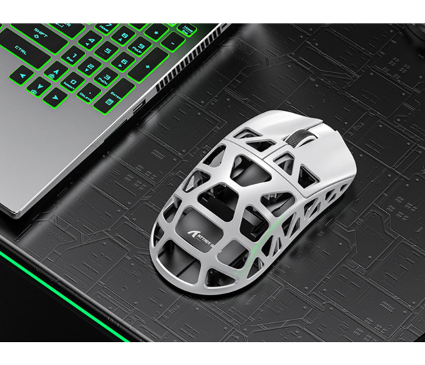 Attack Shark R3 Magnesium Alloy 8kHz/26kDPI PAW3395 biała - 1545127 - zdjęcie 3